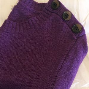 Purple J. Crew sweater
